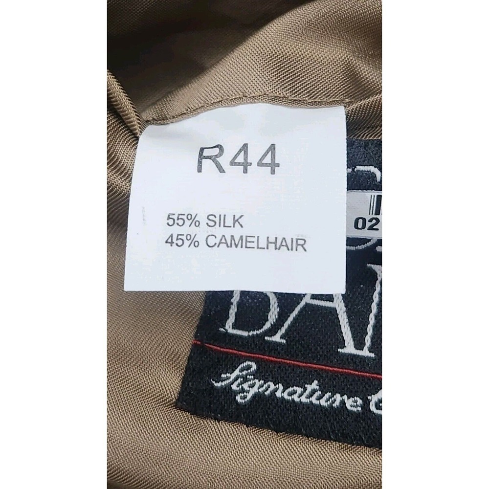 JOS A BANK SIGNATURE SILK/CAMEL HAIR HERRINGBONE SPORT COAT BLAZER MEN 44R - Picture 5 of 10